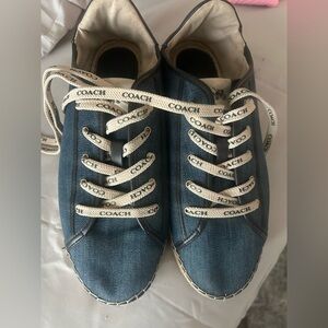 Coach Blue Denim Sneakers